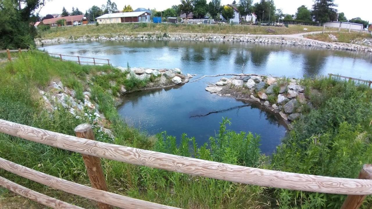 Geraumiger Wohnwagen Unter Baumen Neben Mur-Stausee Feldkirchen bei Graz Exteriör bild